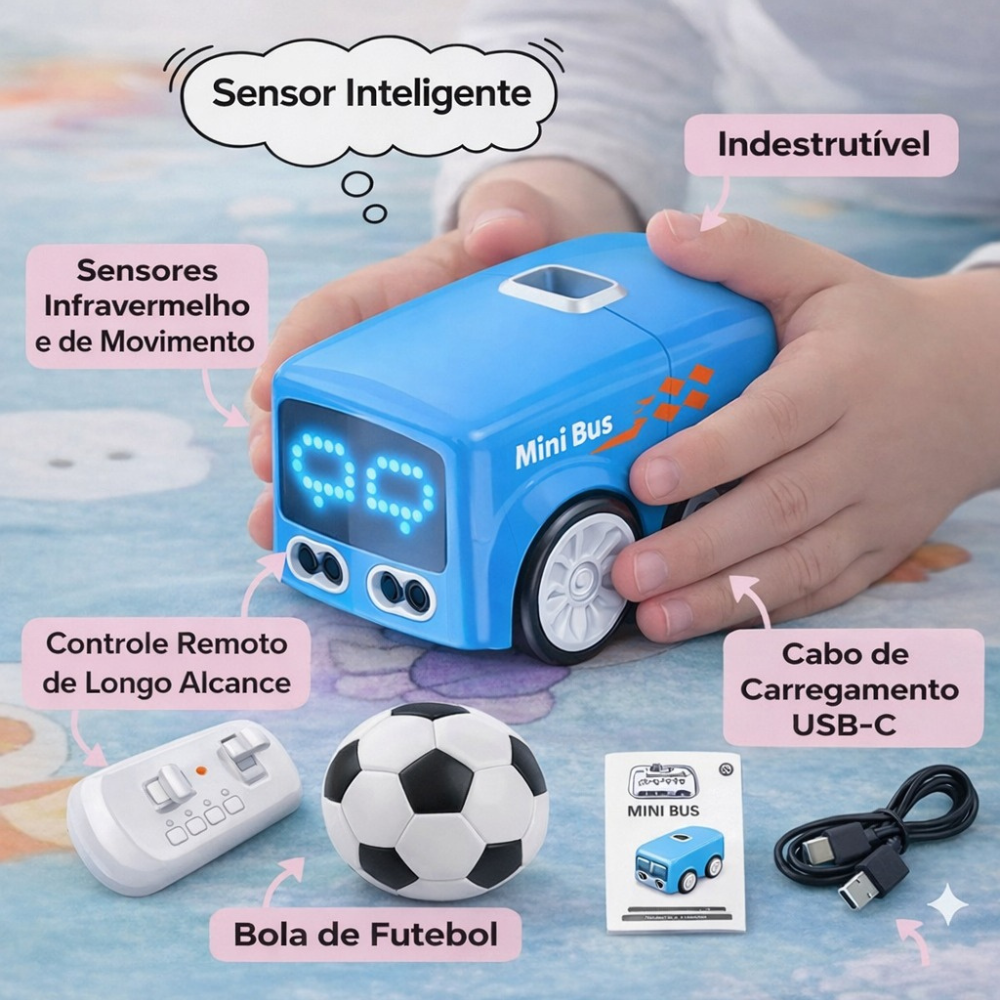Carrinho Segue Linha Interativo + Controle