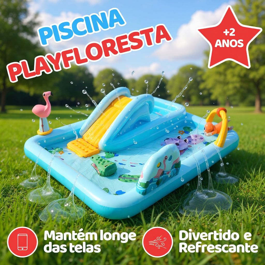 Piscina PlayFloresta e Acessórios Exclusivos!