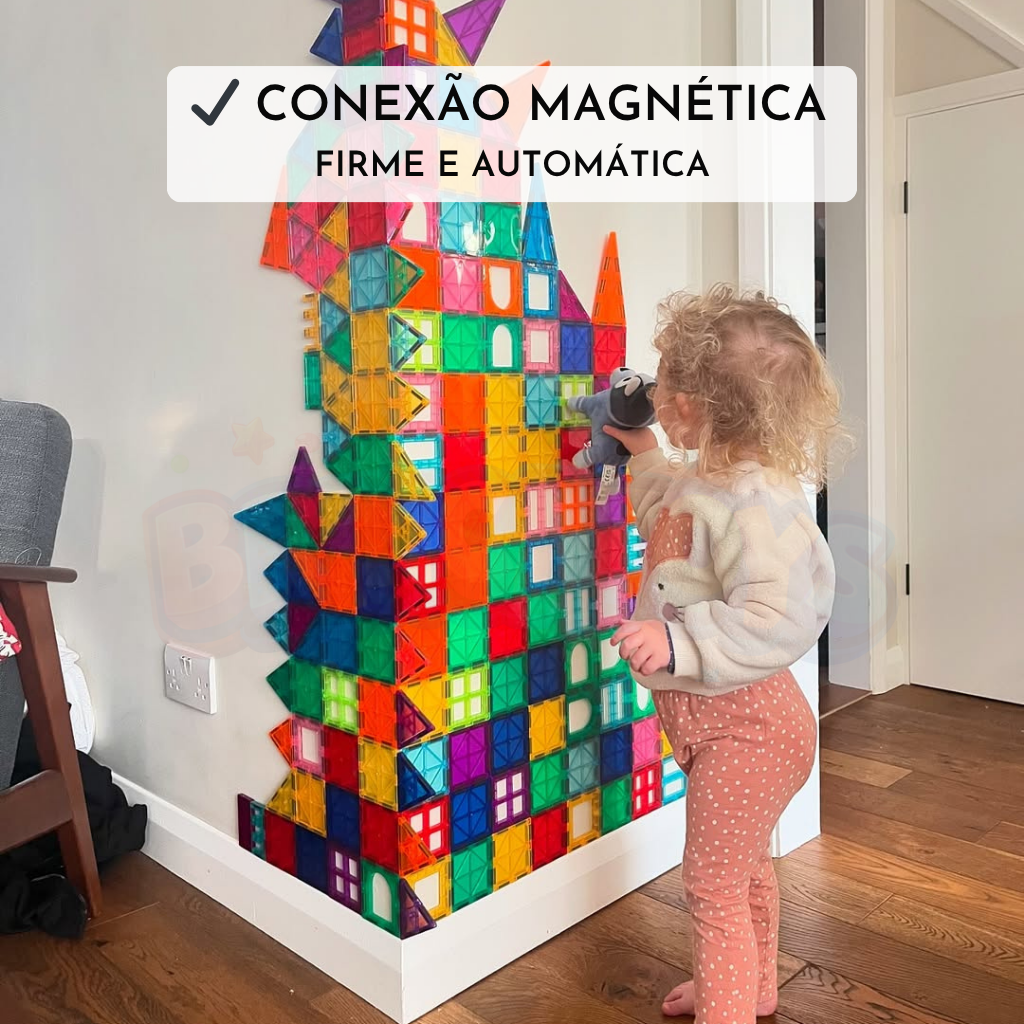 Placas Mágicas 3D - Construção Magnética