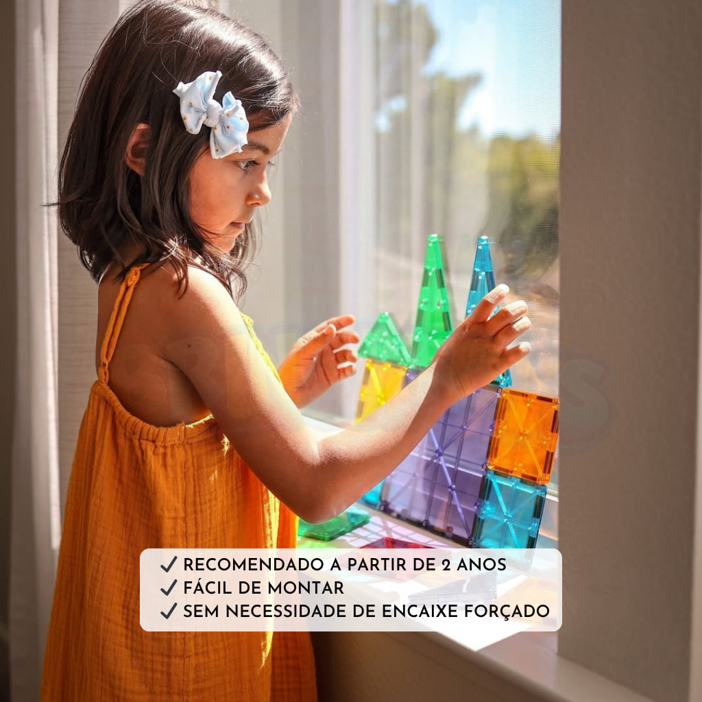 Placas Mágicas 3D - Construção Magnética
