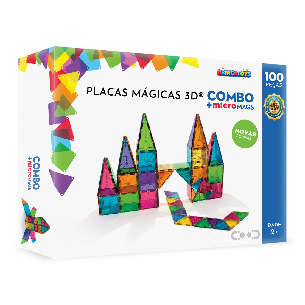 Placas Mágicas 3D - Construção Magnética