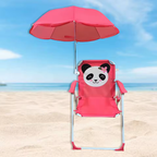 Cadeira Infantil Dobrável com Guarda-Sol