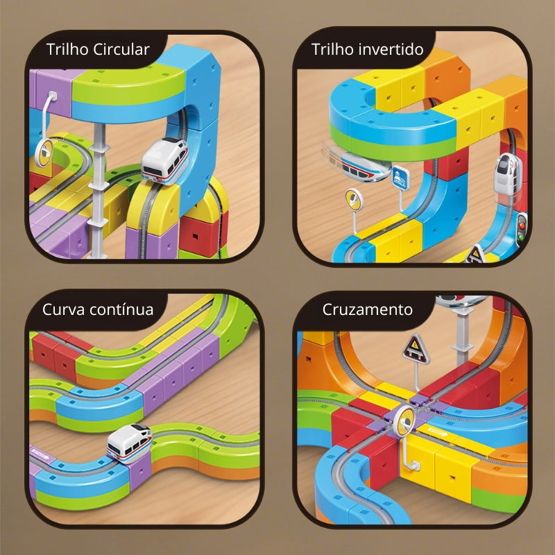 Trilhos Mágicos Inteligente  – Construção Magnética